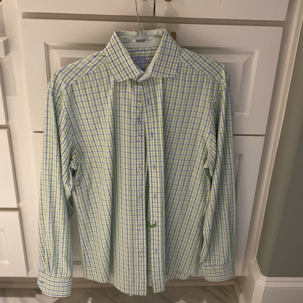 Men’s Bugatchi Shaped fit shirt size L